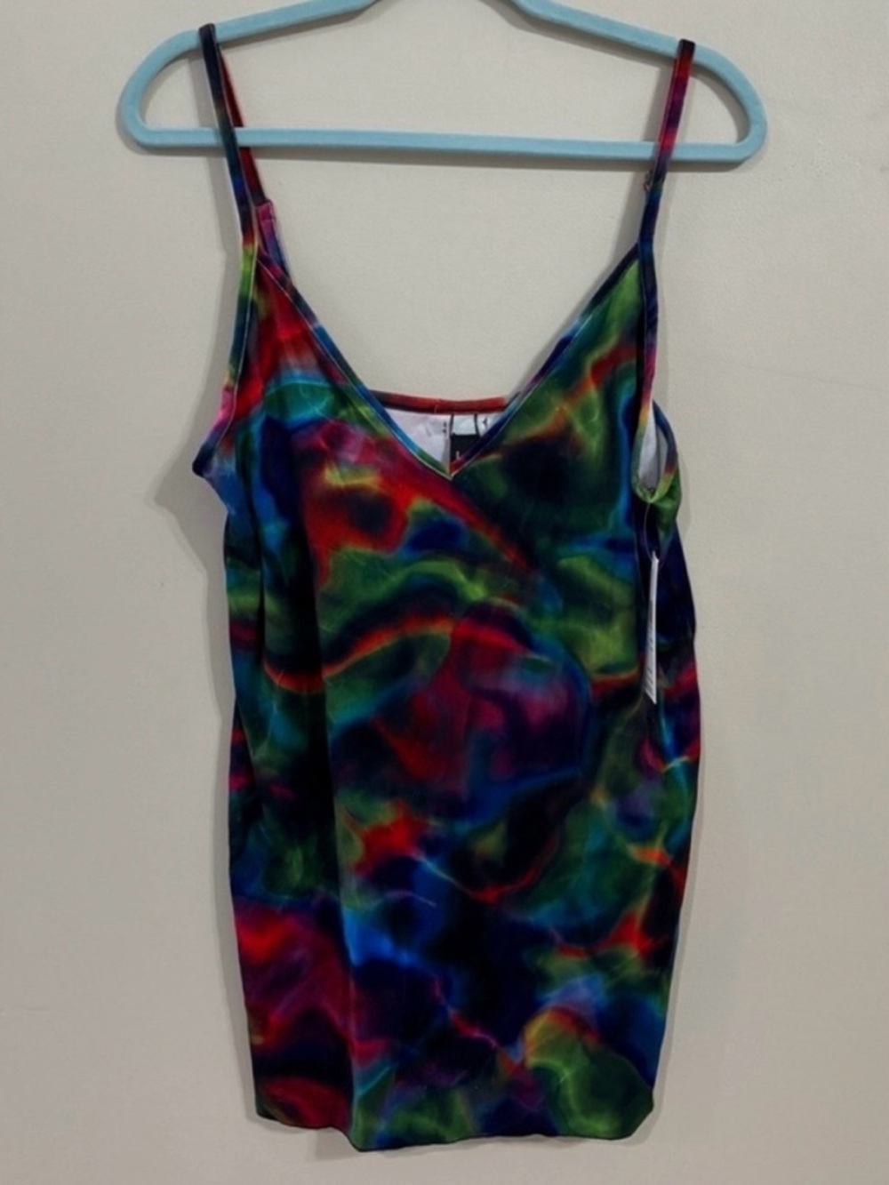 LOWEST Hurley Colorful Tie-Dye Velour Mini Dress